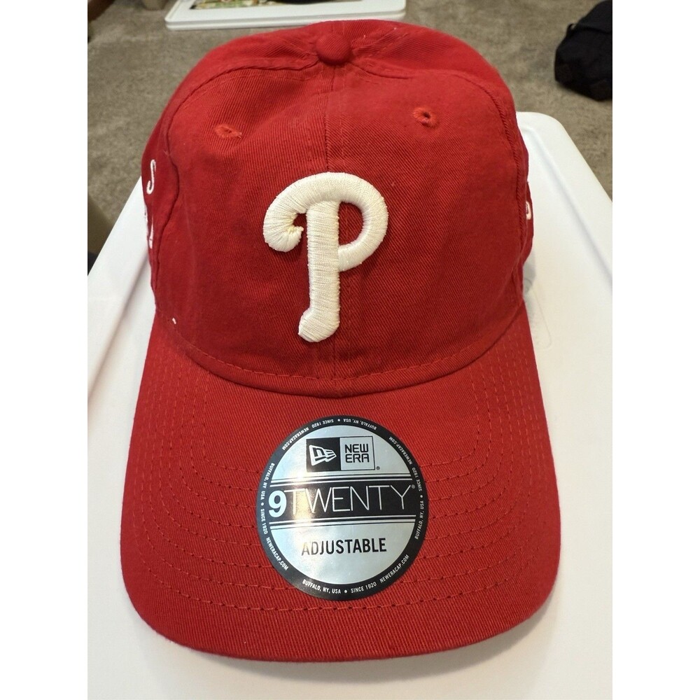 Philadelphia Phillies Adult Adjustable Strapback Cap Hat MLB NEW New Era 9Twenty